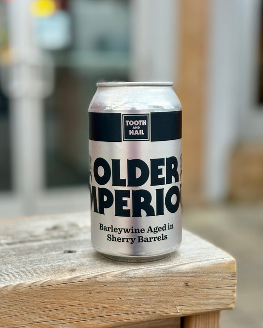 OLDER IMPERIOUS Barleywine Aged in Sherry Barrels, 11.9%