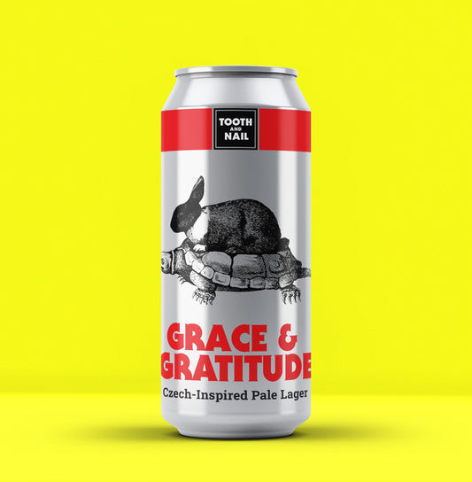 GRACE & GRATITUDE Czech-Inspired Pale Lager, 4.5%